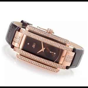 JBW Women’s Mink Swiss Quartz Diamond Strap Watch